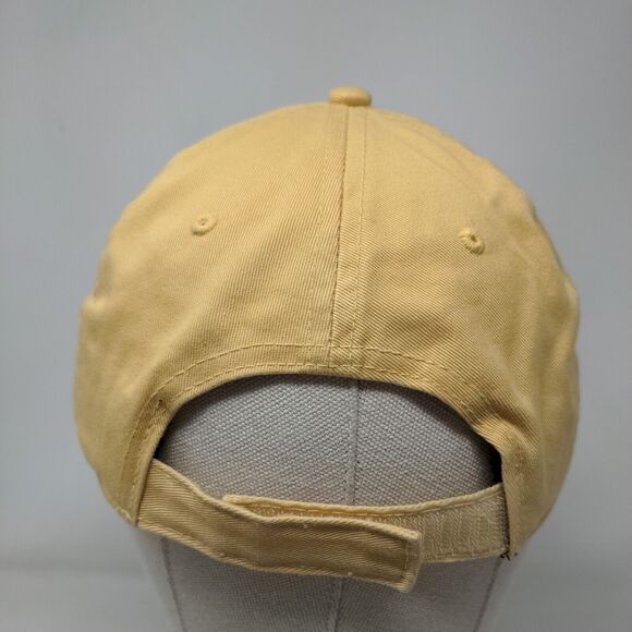 Biloxi Beach Mississippi Bling Strapback Hat Yellow OSFA Embroidered - Picture 5 of 7